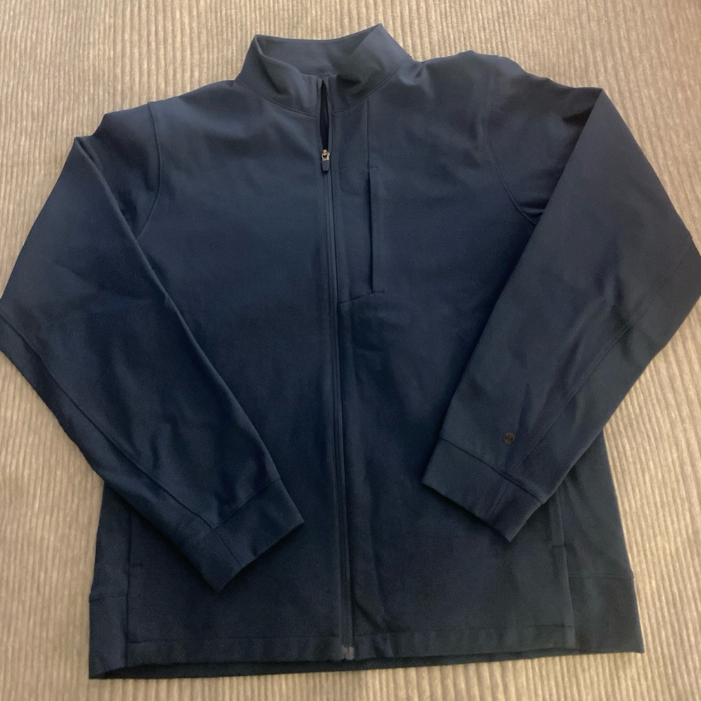 Jack Archer Legacy Jacket Mens Size XL Deep Marine Blue Full Zip Casual